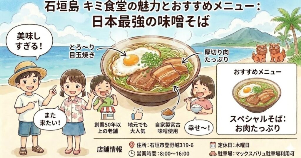 沖縄石垣島の美味しいキミ食堂