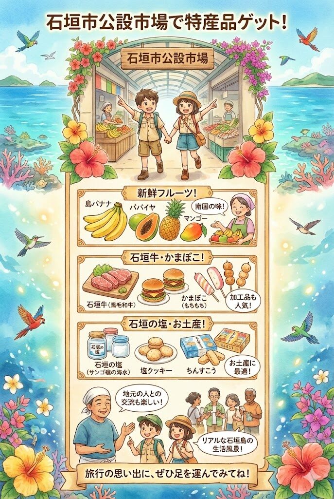 石垣島旅行にぴったりな地元の石垣市公設市場の魅力