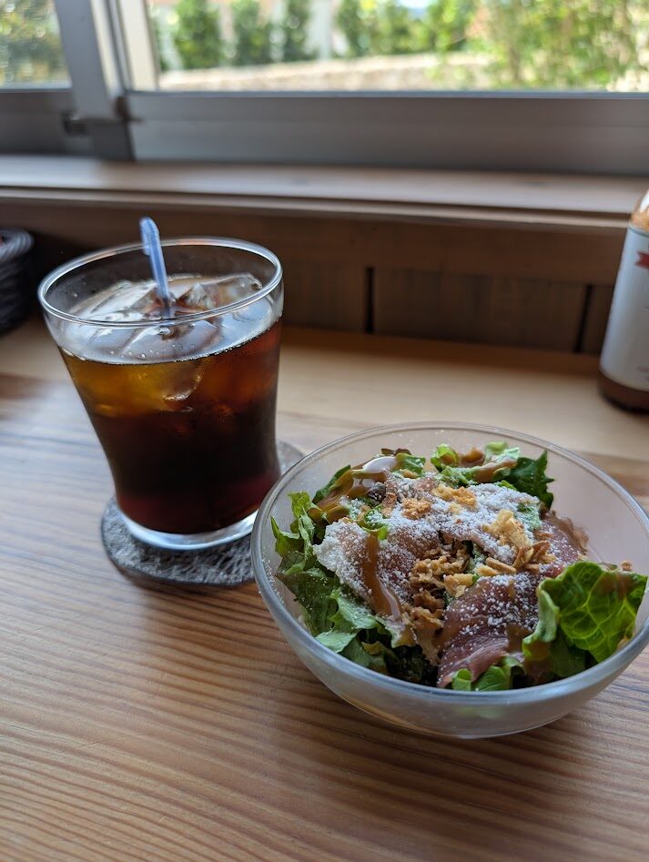 石垣島のカフェあんつくさんのパスタについていたセットの写真