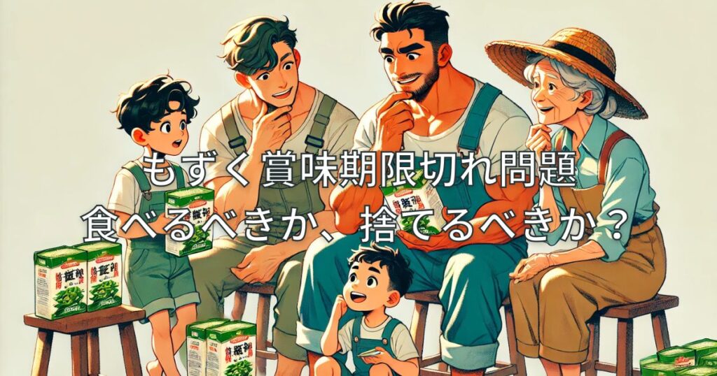 もずくの賞味期限に関してはなやみますよね。ここでは安全に調理する工夫も取り上げます。