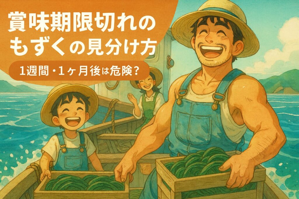 賞味期限切れのもずく、捨てる前の最終チェックリストで、食べられるかどうか見極めましょう。